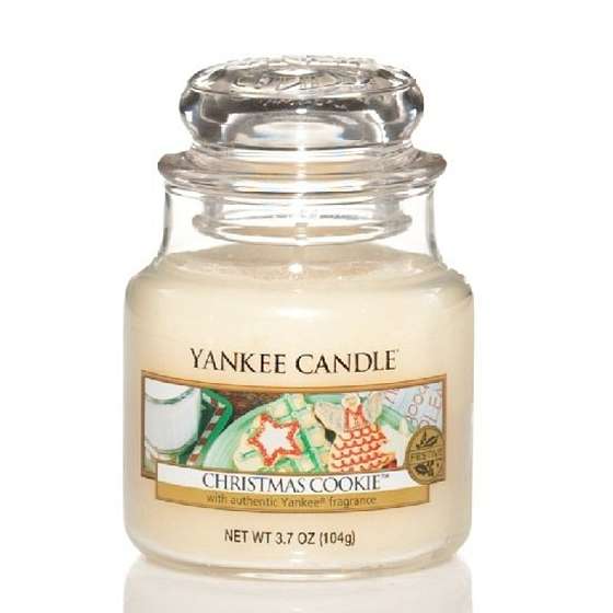 Yankee Candle Christmas Cookie - Vánoční cukroví vonná svíčka Classic malá sklo 104 g