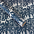Zoewie Dárkový balicí papír 70 x 150 cm Vánoční Nordic modrý
