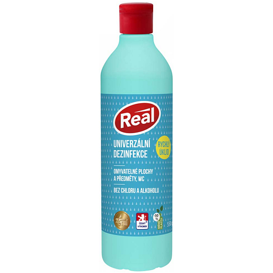 Real Univerzální dezinfekční prostředek bez alkoholu, bez chloru 550 g