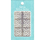 Nail Accessory Hollow Sticker szablony na nehty multibarevne abstrakce 1 aršík 129