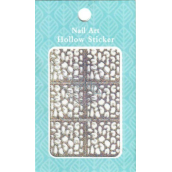 Nail Accessory Hollow Sticker szablony na nehty multibarevne abstrakce 1 aršík 129