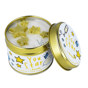 Bomb Cosmetics Jsi hvězda - You Star Aromatyczna świeca naturalna, ręcznie wykonana w puszce pali się aż 35 godzin