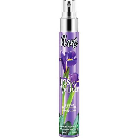 Naní Iris & Vetiver tělová mlha pro ženy 75 ml