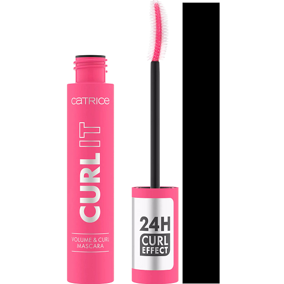 Catrice Curl It Volume & Curl Maskara do objemu i podkręcania rzęs 010 Deep Black 11 ml