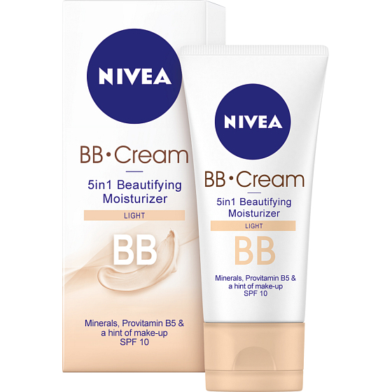 Nivea Essentials OF 20 denní BB krém světlý odstín, 50 ml