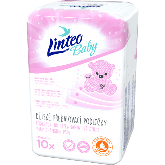 Linteo Baby přebalovací podložky, 10 ks