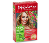 Henna Naturalna farba do włosów Złoty blond 114 proszek 33 g
