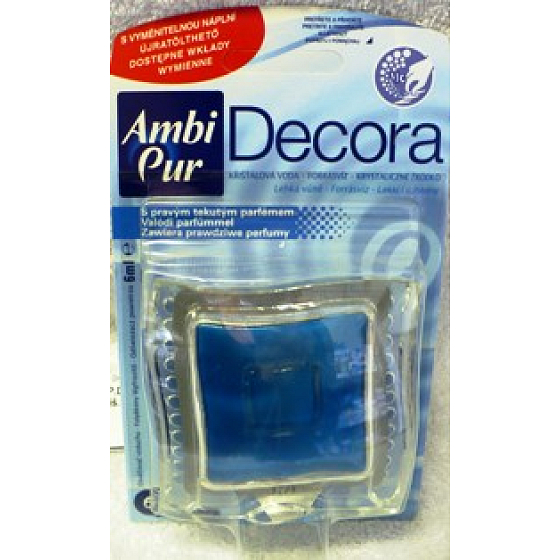Ambi Pur Decora Křišťálová voda sklo osvěžovač vzduchu 6 ml