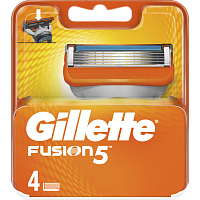 Gillette Fusion, wkłady wymienne, opakowanie 4 sztuki