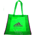 Adidas for Woman taška zelenofialová 36 x 38 x 11 cm neonová