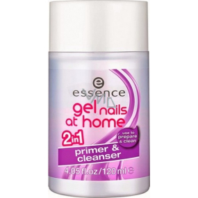Essence Gel Nails At Home Primer & Cleanser 2v1 podklad & čisticí roztok 120 ml