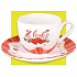 Nekupto Dárkové centrum Coffee set Z lásky 1 dcl