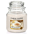 Yankee Candle Spice White Cocoa - Kořeněné bílé kakao vonná svíčka Classic střední sklo 411 g