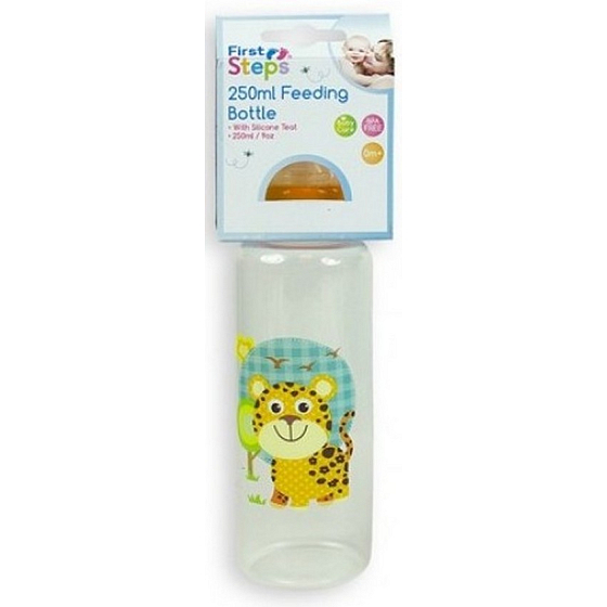 First Steps Jungle 0+ butelka dla niemowląt Tygrys 250 ml