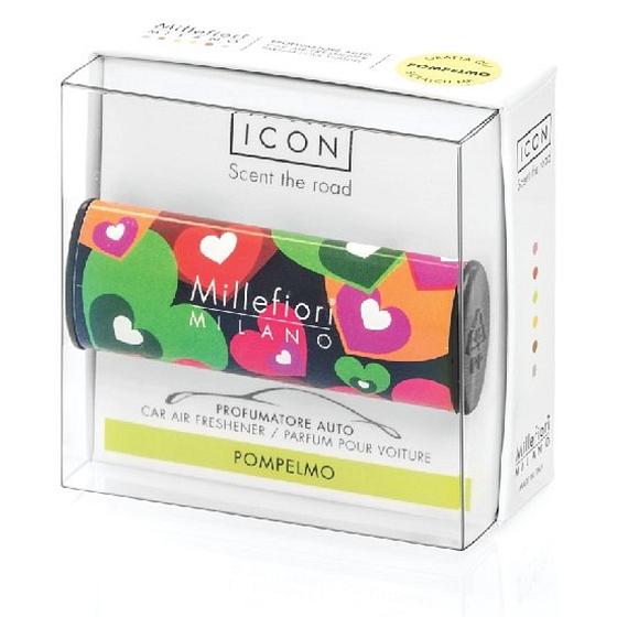 Millefiori Milano Icon Pompelmo - Grep vůně do auta Cuori & Fiori voní až 2 měsíce 47 g