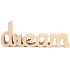Nekupto Home Decor Dřevěná dekorace Dream 26 x 10 x 2 cm