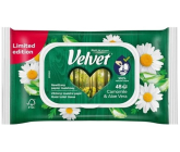 Velvet Włóknina Heřmánek & Aloe Vera nawilżony papier toaletowy 42 sztuk