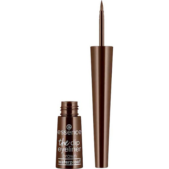 Essence The Dip Eyeliner Waterproof oční linky Brown 2,5 ml