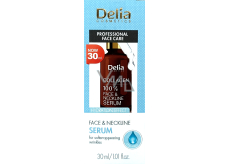 Delia Cosmetics Collagen nawilżające serum do twarzy i szyi z kolagenem 30 ml