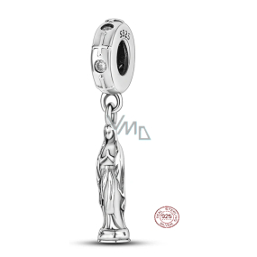 Zawieszka ze srebra próby 925 Naszyjnik z uroczymi czarami Matki Boskiej Lurdzkiej Zawieszka ze srebra próby 925 Naszyjnik z uroczymi czarami Matki Boskiej Lurdzkiej