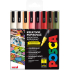 Posca Uniwersalna seria markerów akrylowych 0,9 - 1,3 mm Autumn mix ziemistych tonów 8 sztuk PC-3M