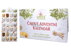 Grešík Adventní čajový kalendář na zavěšení 24 kusů 44,5 g