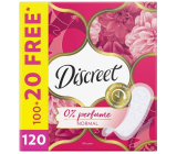 Discreet Normal deo No Perfume wkładki higieniczne do codziennego użytku 120 sztuk
