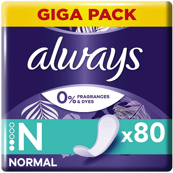 Always Normal Fresh Protection wkładki intymne bez zapachu 80 sztuk