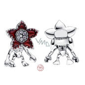 Charm Sterlingové stříbro 925 Stranger Things Pohyblivé demogorgonské kouzlo, přívěsek na náramek film