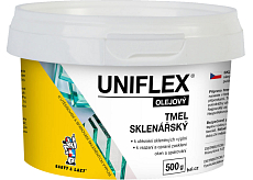 Uniflex olejowy tynk szklarski, nadający się do malowania, 500 g