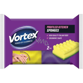 VORTEX Gąbka do naczyń PROFILED & CARE 2 szt. VORTEX Gąbka do naczyń PROFILED & CARE 2 szt.