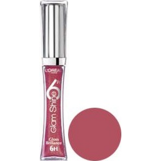 Loreal Paris Glam Shine 6H Volumizer lesk na rty 201 Loyal Wild Rose 6 ml