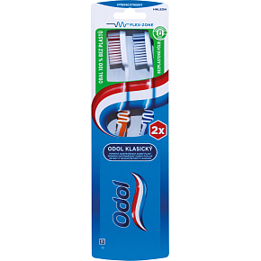 Odol szczoteczka do zębów, średnio twarda, 2 szt