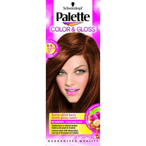 Schwarzkopf Palette Color & Gloss barva na vlasy 6 - 6 Karamelová hvězda