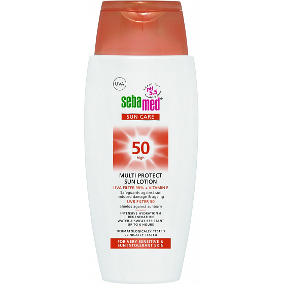 SebaMed Sun Care SPF50 opalovací mléko velmi vysoká ochrana 150 ml