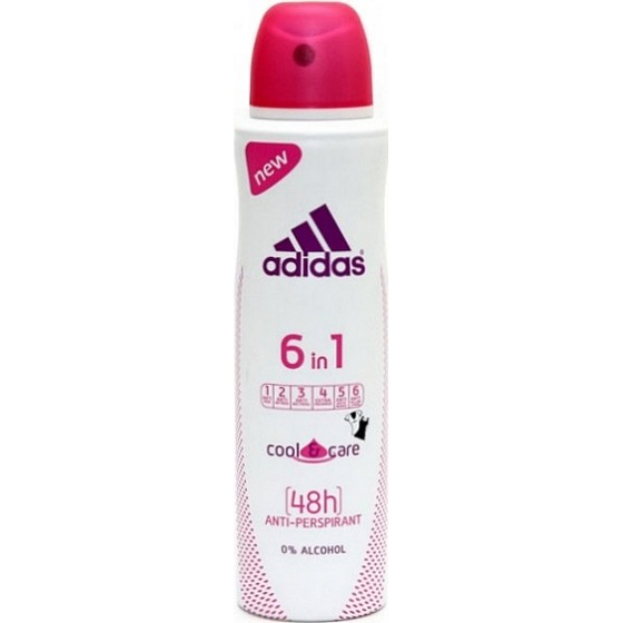 Adidas Cool & Care 48h 6v1 antiperspitant deodorant sprej pro ženy 150 ml