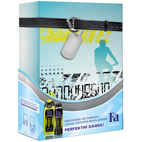 Fa Men Sport Double Power sprchový gel 250 ml + deodorant sprej 150 ml, kosmetická sada