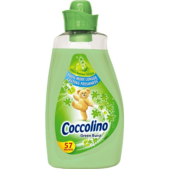 Coccolino Green Burst koncentrovaná aviváž 57 dávek 2 l