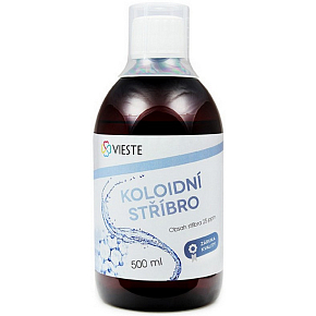Vieste Koloidní stříbro 25ppm pleťové tonikum 500 ml