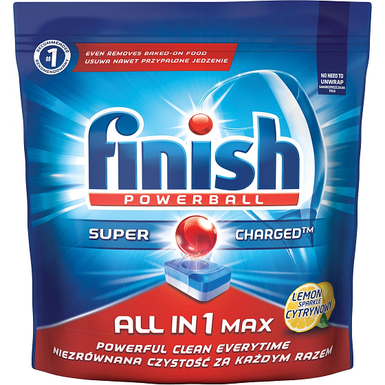 Finish All in 1 Max Lemon tablety do myčky 60 kusů