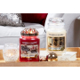 Yankee Candle Holiday Sparkles prstenec ozdobný kovový na střední a velké vonné svíčky Classic Illuma Lid