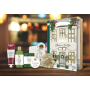 Baylis & Harding Moruše, Jmelí a Brusinka pěna do koupele 300 ml + mýdlo 150 g + tělové mléko 130 ml + tělové máslo 100 g + jemné ponožky + mycí žínka + visačka na dveře, kosmetická sada