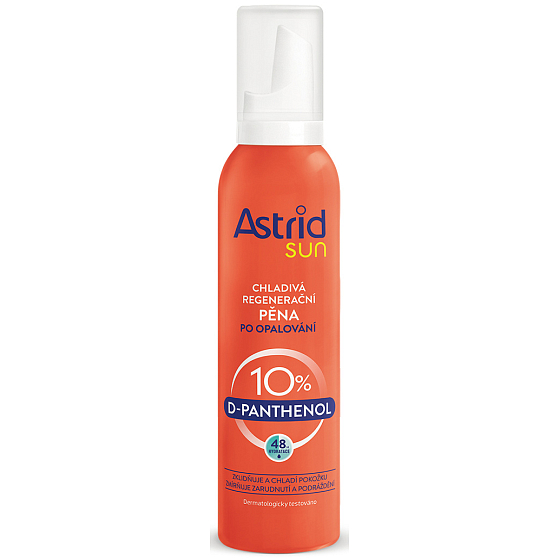 Astrid Sun D-Panthenol 10% chladivá regenerační pěna po opalování 150 ml