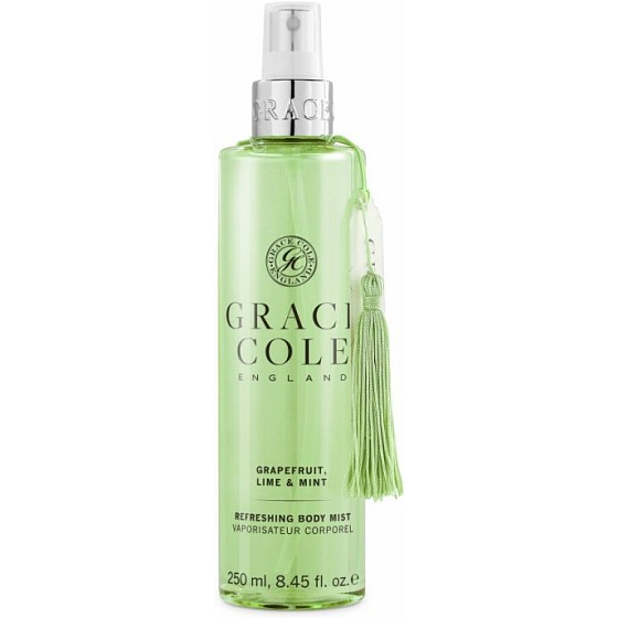 Grace Cole Grapefruit, Lime & Mint osvěžující mlha na tělo sprej 250 ml