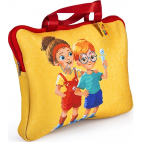 Albi Kouzelné čtení neoprenová taška na knihy a 2 tužky 36 x 30 x 5 cm