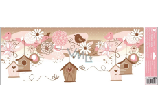Folia okienna bez kleju ptaki 60 x 22,5 cm