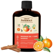 Green Pharmacy Olej do masażu rozgrzewający z cynamonem i pieprzem 200 ml