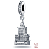 Zawieszka ze srebra próby 925 USA - Empire State Building, charms do bransoletki podróżniczej