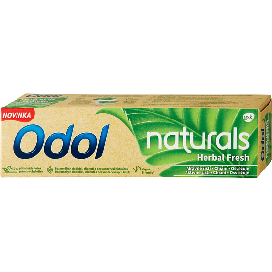 Odol Naturals Herbal Fresh pasta do zębów z fluorem 75 ml