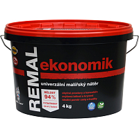REMAL Ekonomik uniwersalna farba malarska na ściany, 4 kg